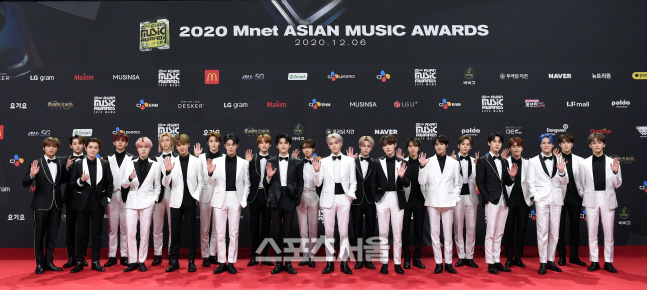 [포토]2020 MAMA 포토월 가득 채운 NCT
