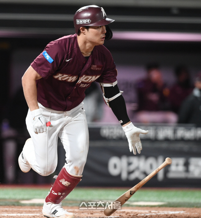 [포토] 키움 김하성, 만점 활약의 불방망이!