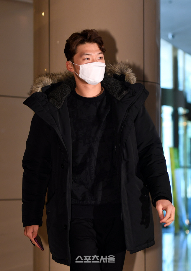 [포토] 총회장 입장하는 박해민