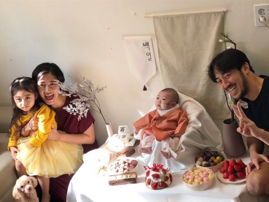 '子 희귀병 고백' 김미려 "정이온 생일 축하해"→응원ing