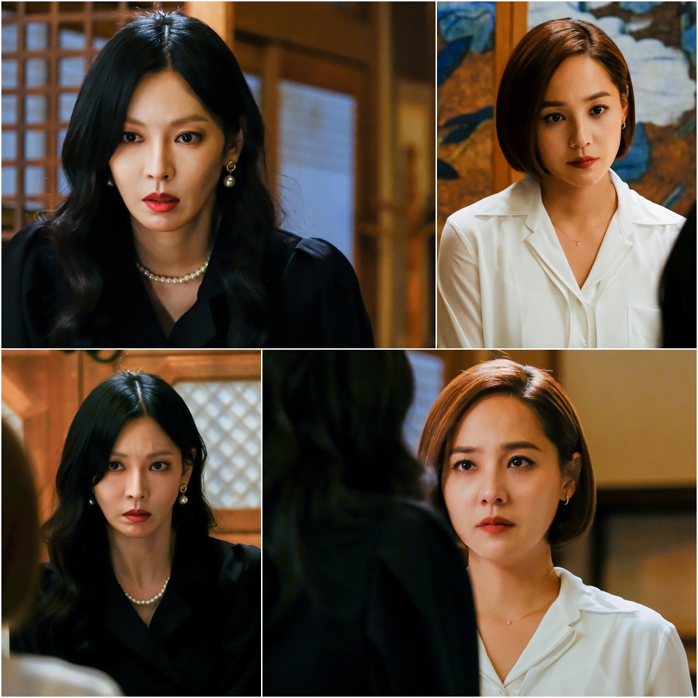 '펜트하우스' 김소연X유진, 살벌한 대면 포착...긴장감 UP