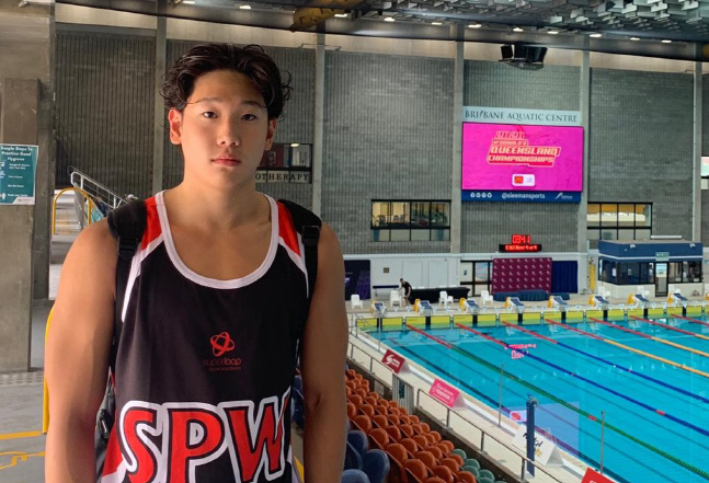 호주 유학간 수영 유망주 조승빈, 현지대회 17세부 자유영 800m 은메달