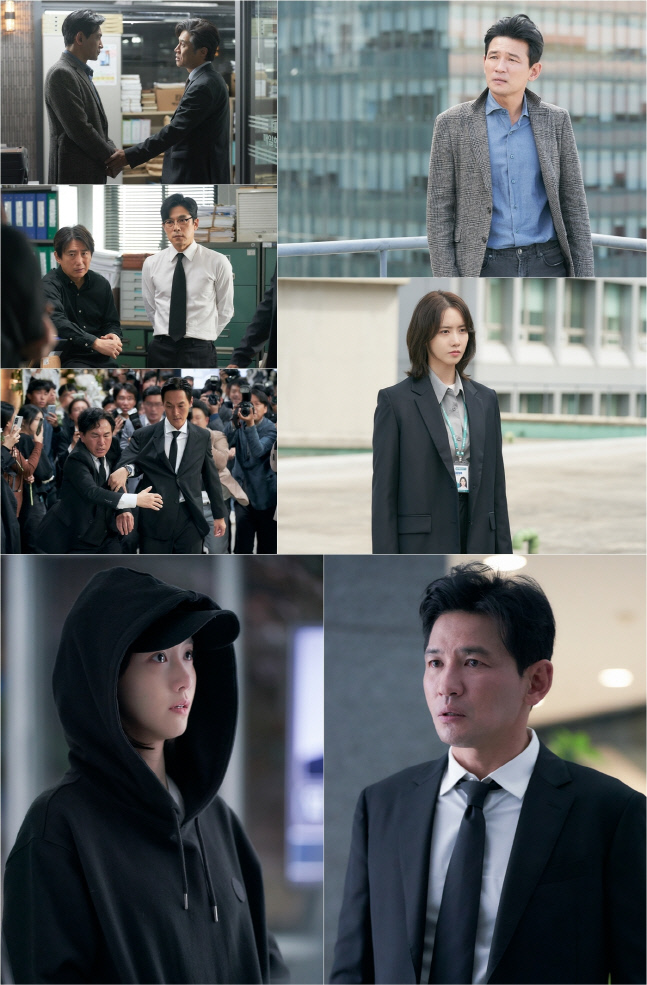 '허쉬' 황정민X임윤아, 뜨거운 눈맞춤 포착..변화 불씨