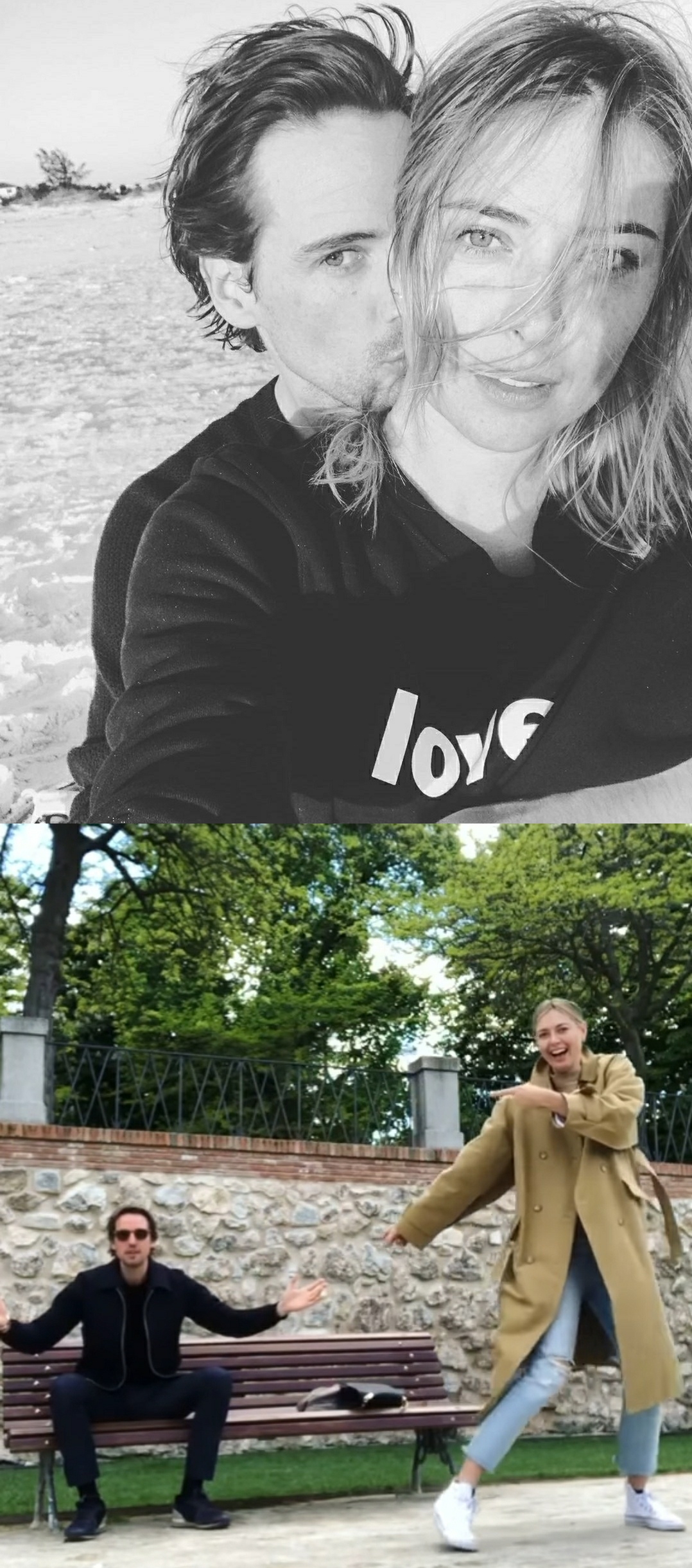 '테니스 여제' 샤라포바, 英 윌리엄 왕세손 친구와 약혼...달달한 투샷