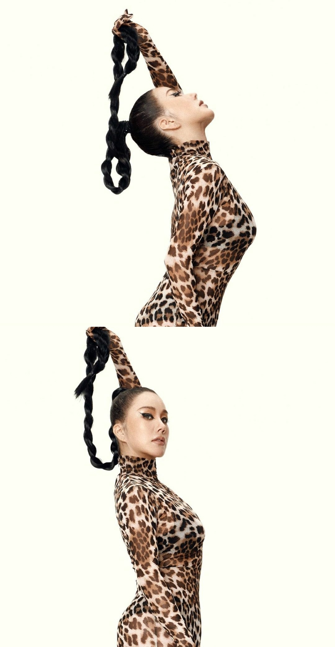 "컴백 D-1" 엄정화, 파격 호피 의상입고 찰칵[★SNS]