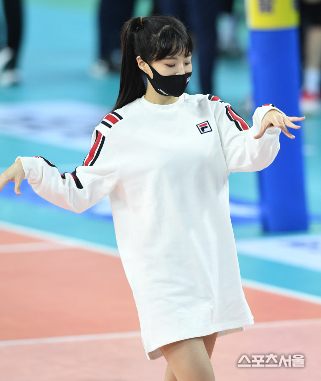 [포토] 대한항공 치어리더, 디스코~ 디스코~