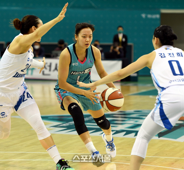 [포토] 신지현 '두명도 문제 없어'