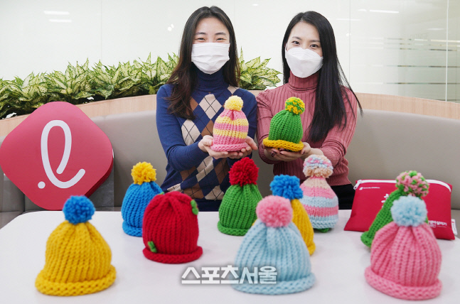 [아름다운기업특집]저체온증 신생아 살리자…롯데건설 '신생아 모자뜨기' 캠페인