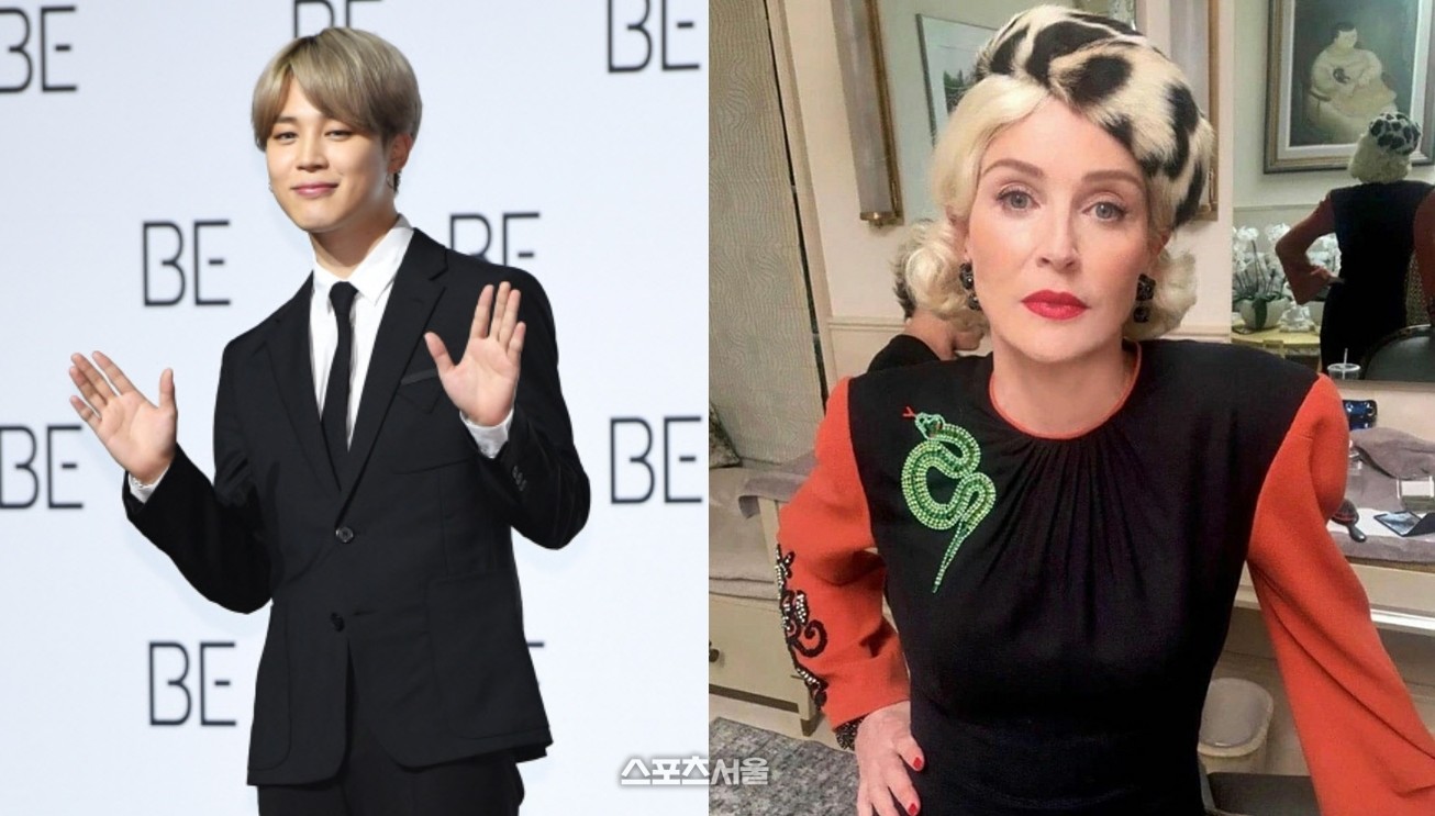 샤론 스톤도 아미? 댓글로 BTS 지민 팬 인증 "사랑스러워"