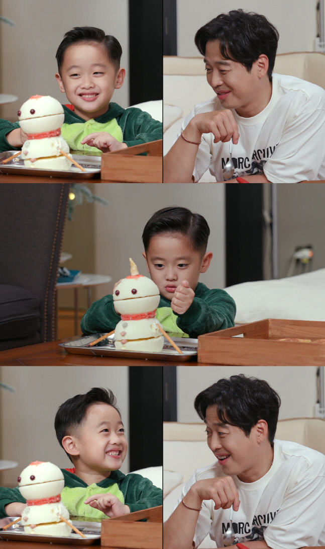 '편스토랑' 김재원 子 이준, 아빠에 "더 귀여워져야돼" 깜찍 조언