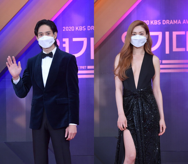 [2020 KBS 연기대상]'출사표' 나나X박성훈, 베스트커플상 수상 "꼭 받고 싶었다"