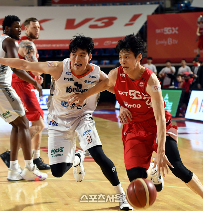 [포토] 김선형 '과감한 돌파'