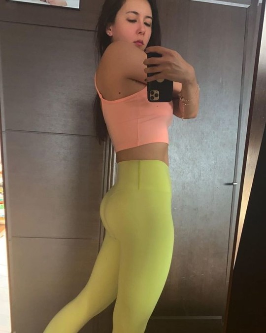 "애둘맘의 몸매가 이 정도? 에바,새해 다이어트 결의[★SNS]