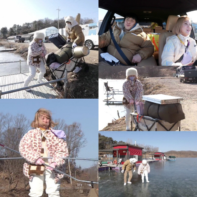 '나혼자산다' 박나래X기안84, 4년 만에 뭉쳤다…한파 속 빙어 낚시 데이트