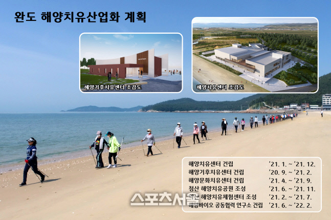 완도군, 해양치유산업 4대 중점 분야 추진