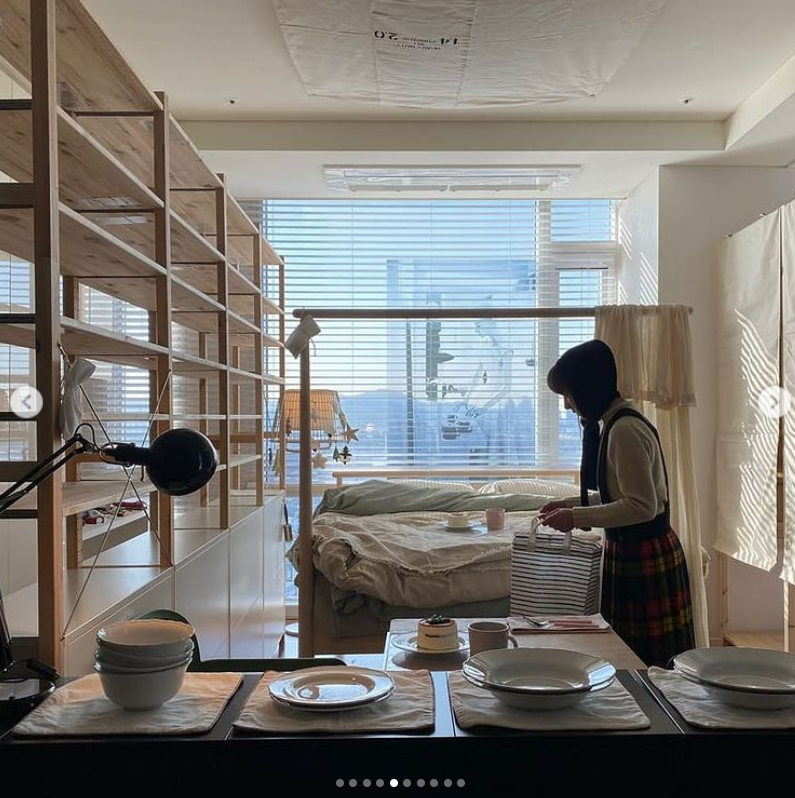 '금손' 서정희, 직접 꾸민 10평 서동주 집인테리어 "있을 건 다 있네"[★SNS]