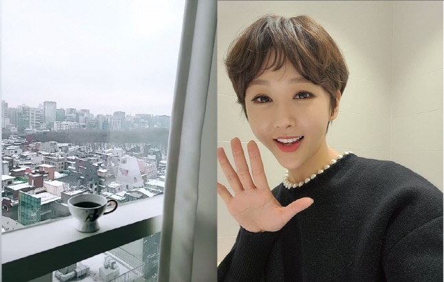 '숏컷 여신' 한영, 명상 즐기는 운치있는 일상 공게[★SNS]