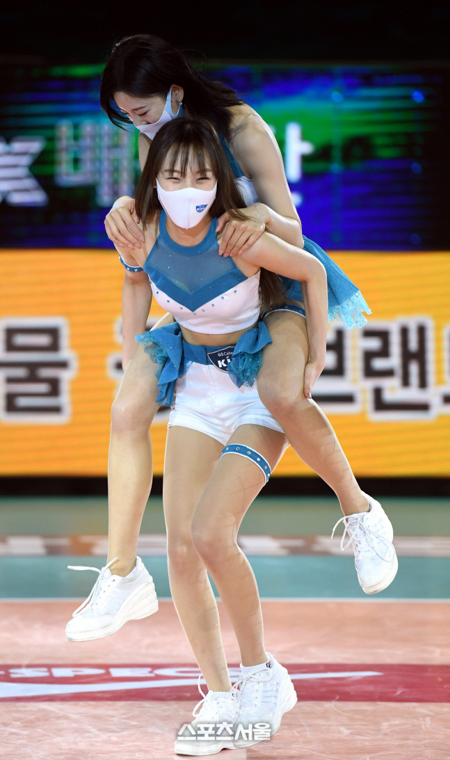[포토] 치어리더 허은미 '너무 좋아요'