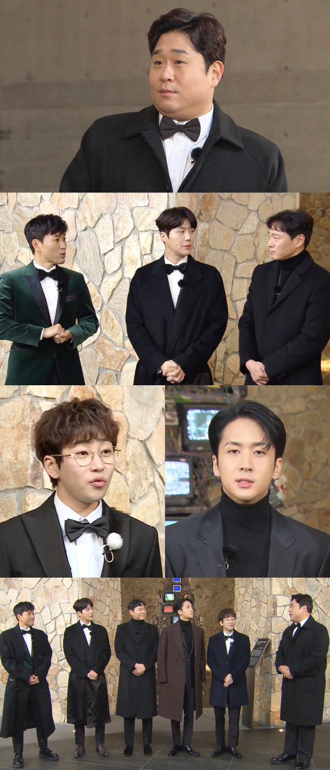 '1박2일' 김선호, 숨멎 턱시도 워킹..멤버들 블랙슈트 입은 까닭은