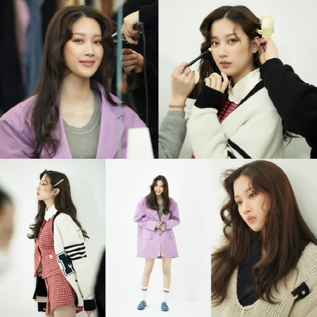 문가영, 세련美 뿜뿜 광고 비하인드 컷 공개