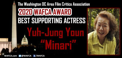 '미나리' 윤여정 21관왕 쾌거! 워싱턴비평가협회 여우조연상