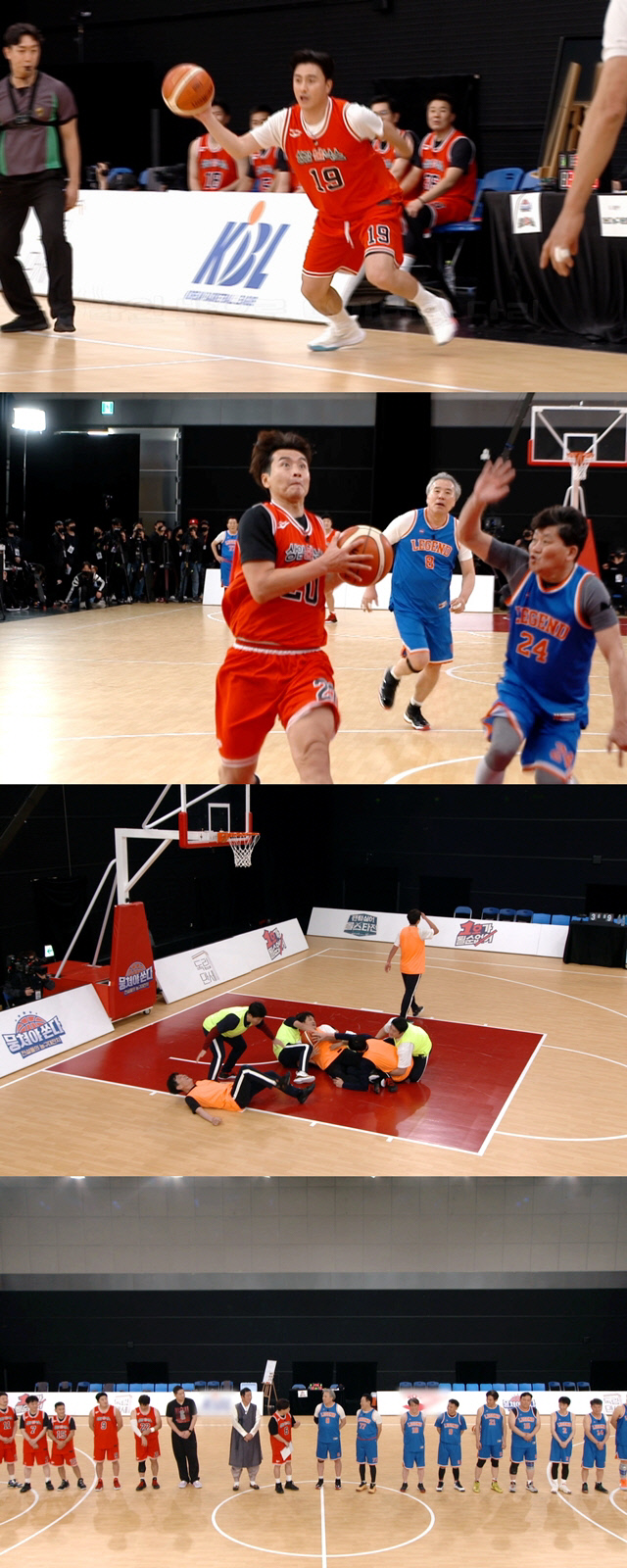 '뭉쳐야 쏜다' 안정환X이동국, 환상의 호흡 플레이로 경기장 '들썩'