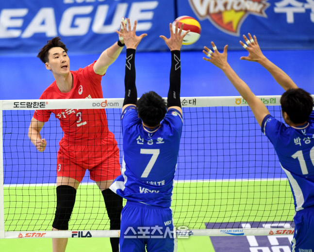 [포토] 박철우 '이걸 막다니'