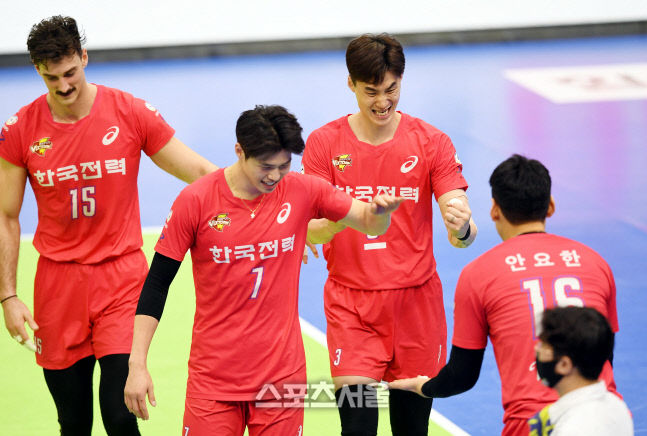 [포토] 박철우, 주먹 불끈!