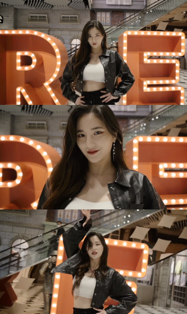 치어리더 겸 가수 김해리, 현아 '아임 낫 쿨' 커버 댄스 공개하며 여신 비주얼 뽐내