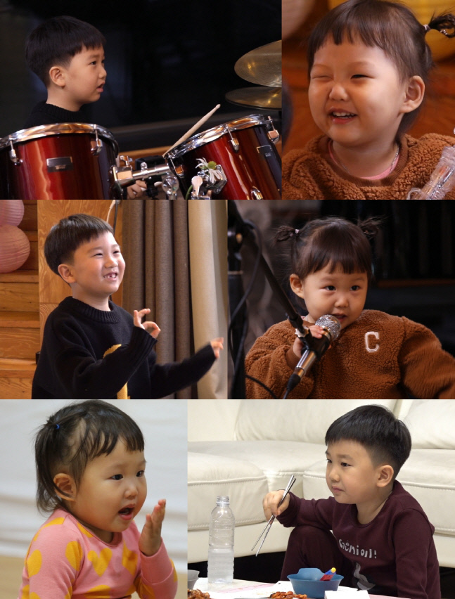 '슈돌' 도경완X연우X하영, 신나는 디너쇼 준비…귀여움 가득