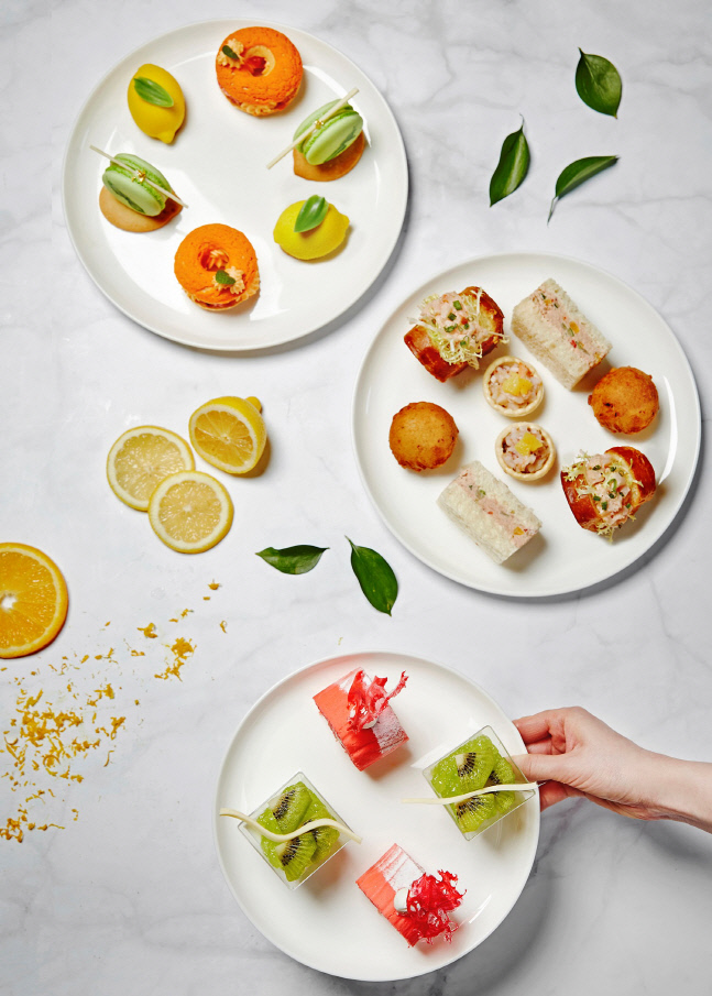 파크 하얏트 부산 라운지, '시트러스 애프터눈 티 세트' 선봬