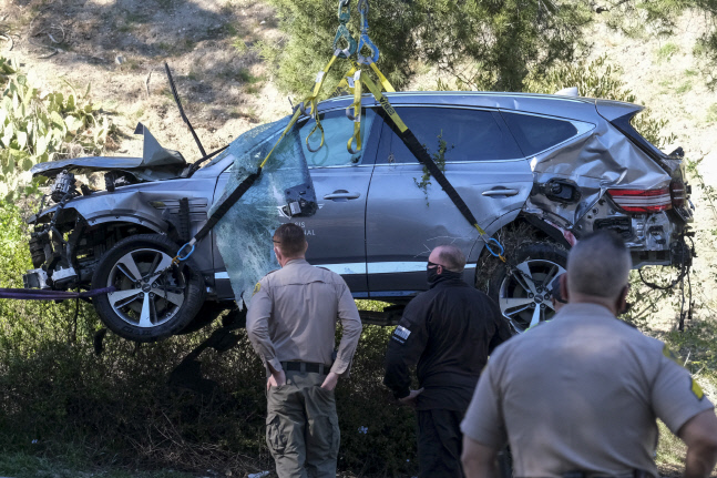 Tiger Woods Vehicle Crash Golf