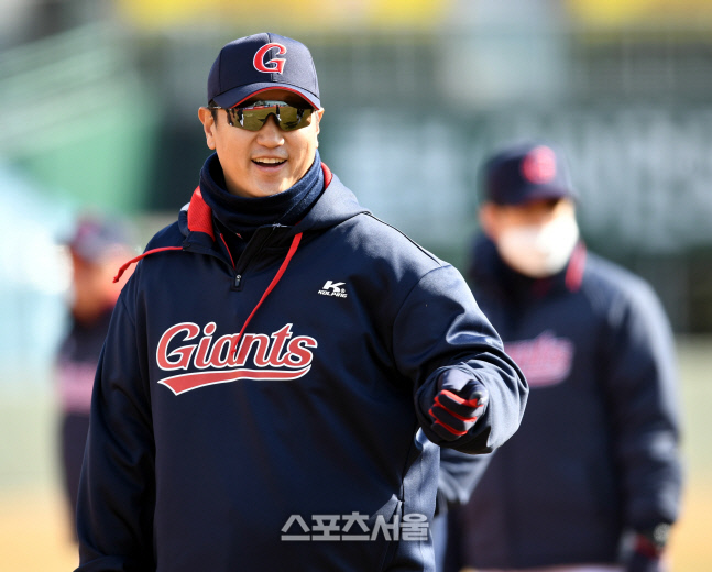 [포토] 이대호 \'미소 가득\'