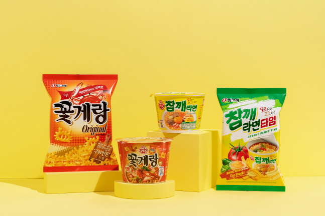 [빙그레]꽃게랑면_참깨라면타임