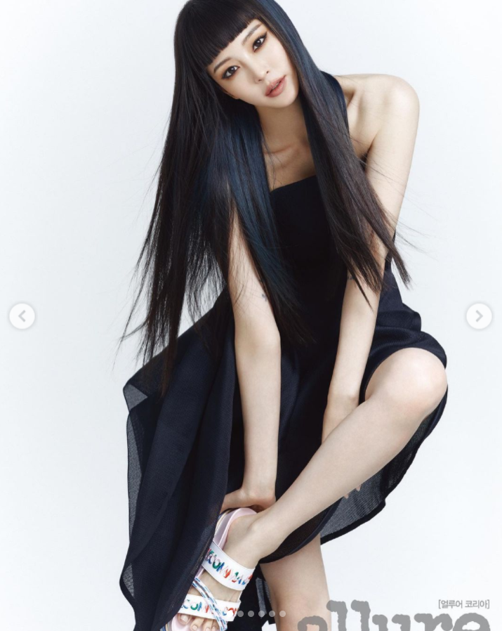 흑발뱅 한예슬, 치명적 매력이 화수분 [★SNS] 