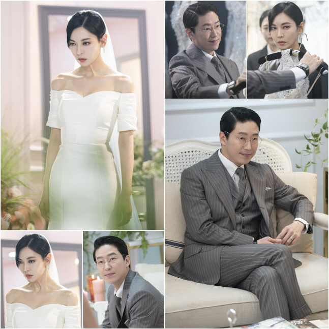 '펜트하우스2' 김소연X엄기준, 웨딩숍 포착…긴장감 가득