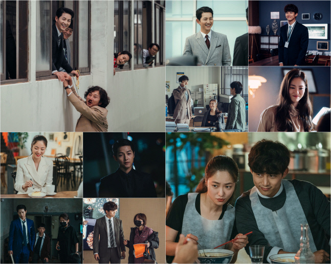 '빈센조' 송중기X전여빈X옥택연, '센캐'들의 반전 매력 '한도 초과'