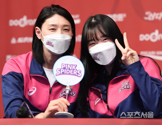 [포토] 흥국생명 김연경-김미연, 분위기 좋아요~