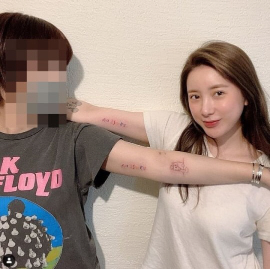 서인영, 타투 자랑했다 도용 논란→사과 "확인 못해 죄송"