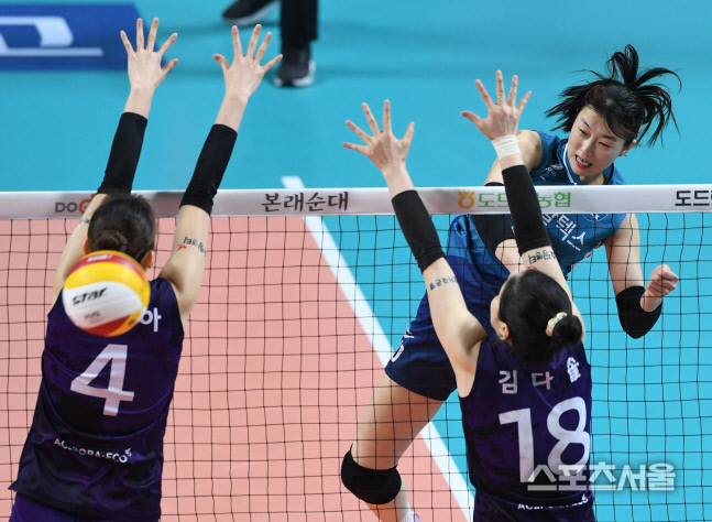 [포토] GS칼텍스 강소휘, 2차전도...안내준다!