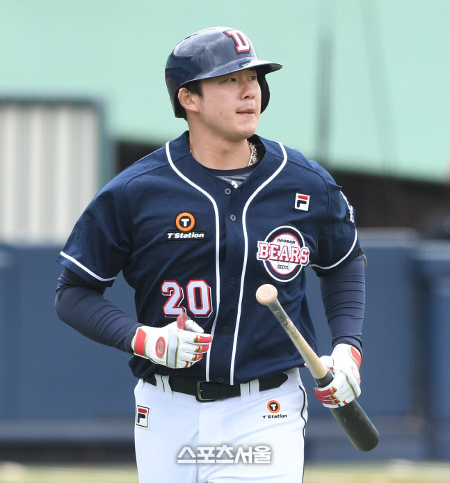 [포토] 두산 김민혁, 아쉽네...