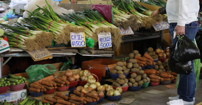대파·달걀 가격 안정세…과일·고기 물가 여전히 고공행진