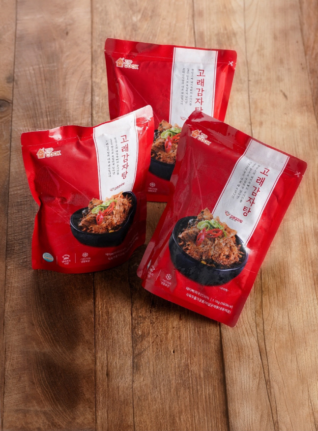 디딤, GS더프레시에 고래감자탕 간편식 입점