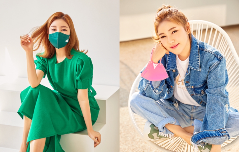 "CF퀸이어라~" 송가인,마스크 모델! 뷰티,주류,치킨,헬스케어 등