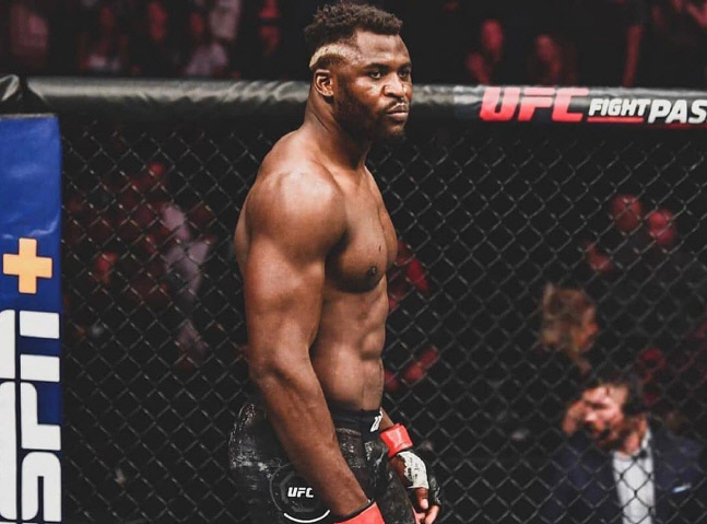 존 존스를 저격한 프란시스 은가누, "존스는 KO가 아닌 판정으로 승리하는 선수에 불과해"