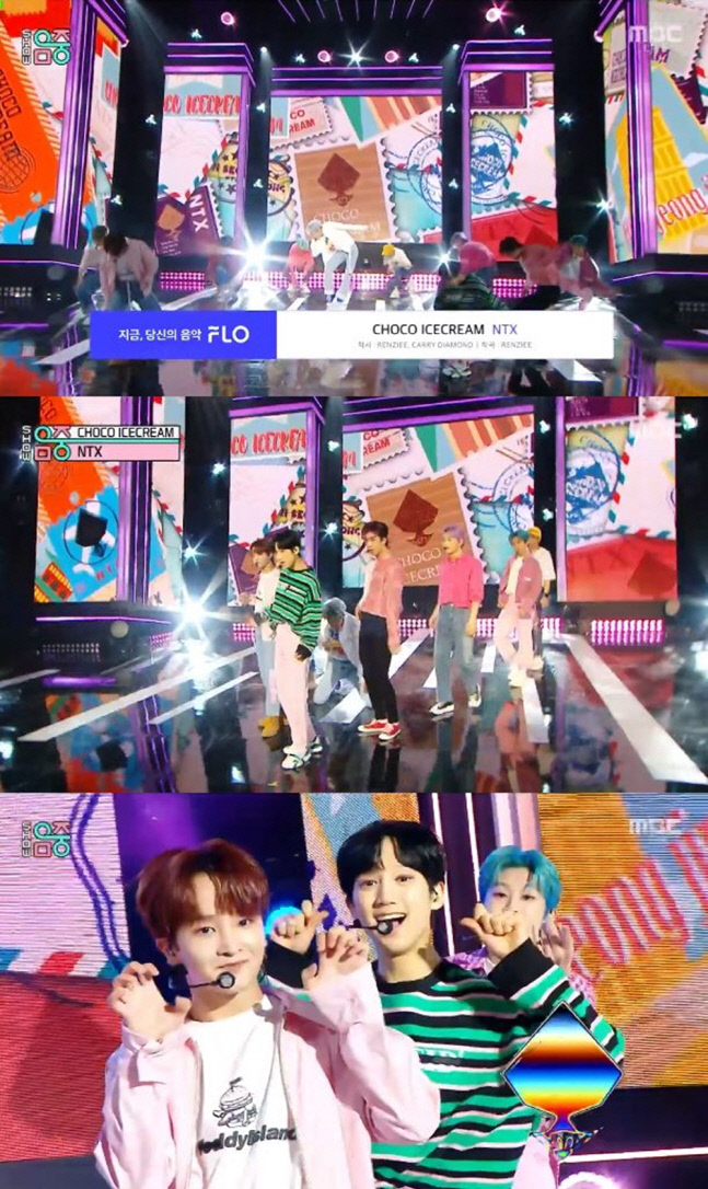 '음악중심' NTX, 팬들 사로잡는 10인 10색 '러블리 청량 매력'