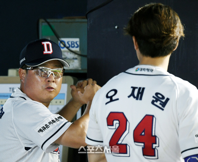 두산 '4연승 질주', 김태형 감독 "오재원이 주장 역할을 충실히 했다"[SS현장]