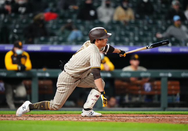 MLB 콜로라도 상대 5타수 1안타 1타점 올린 김하성