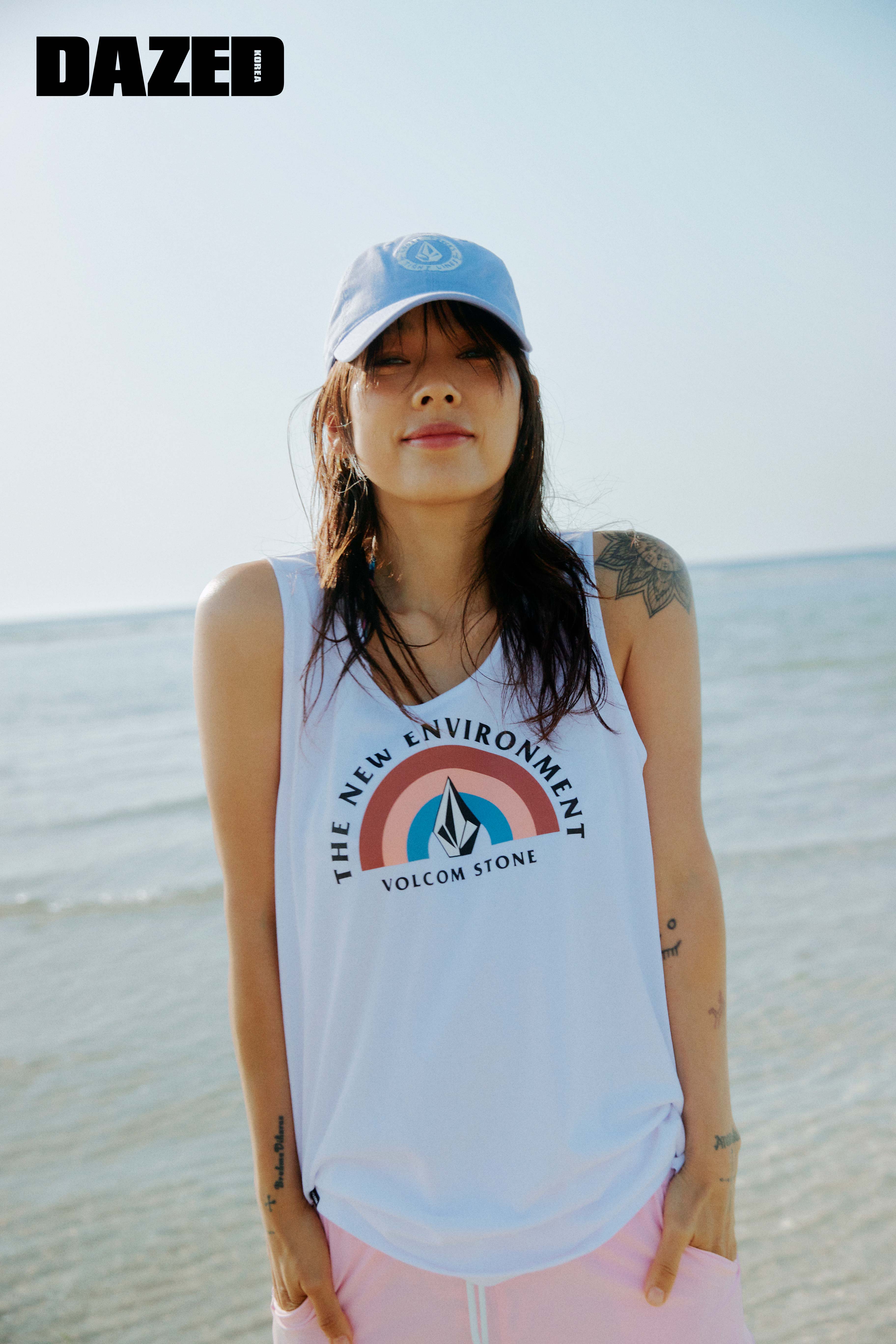 '청량 그 자체' 이효리, 타투 드러낸 여름 여신[★화보]