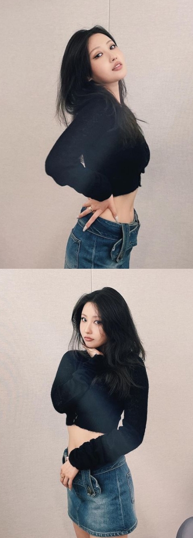 이사배, 크롭톱으로 뽐낸 개미허리...슬림한 몸매[★SNS]